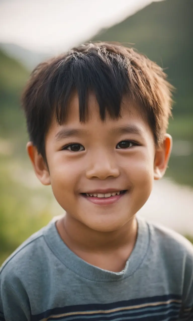 example of a child generated by the AI